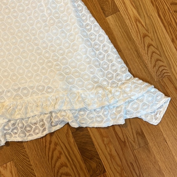 NWT Anthropologie Ruffled Crochet Midi Dress Size SP - Picture 10 of 12